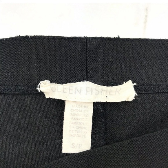 Eileen Fisher Black Denim Sheen Jeans Jeggings S - Picture 4 of 14